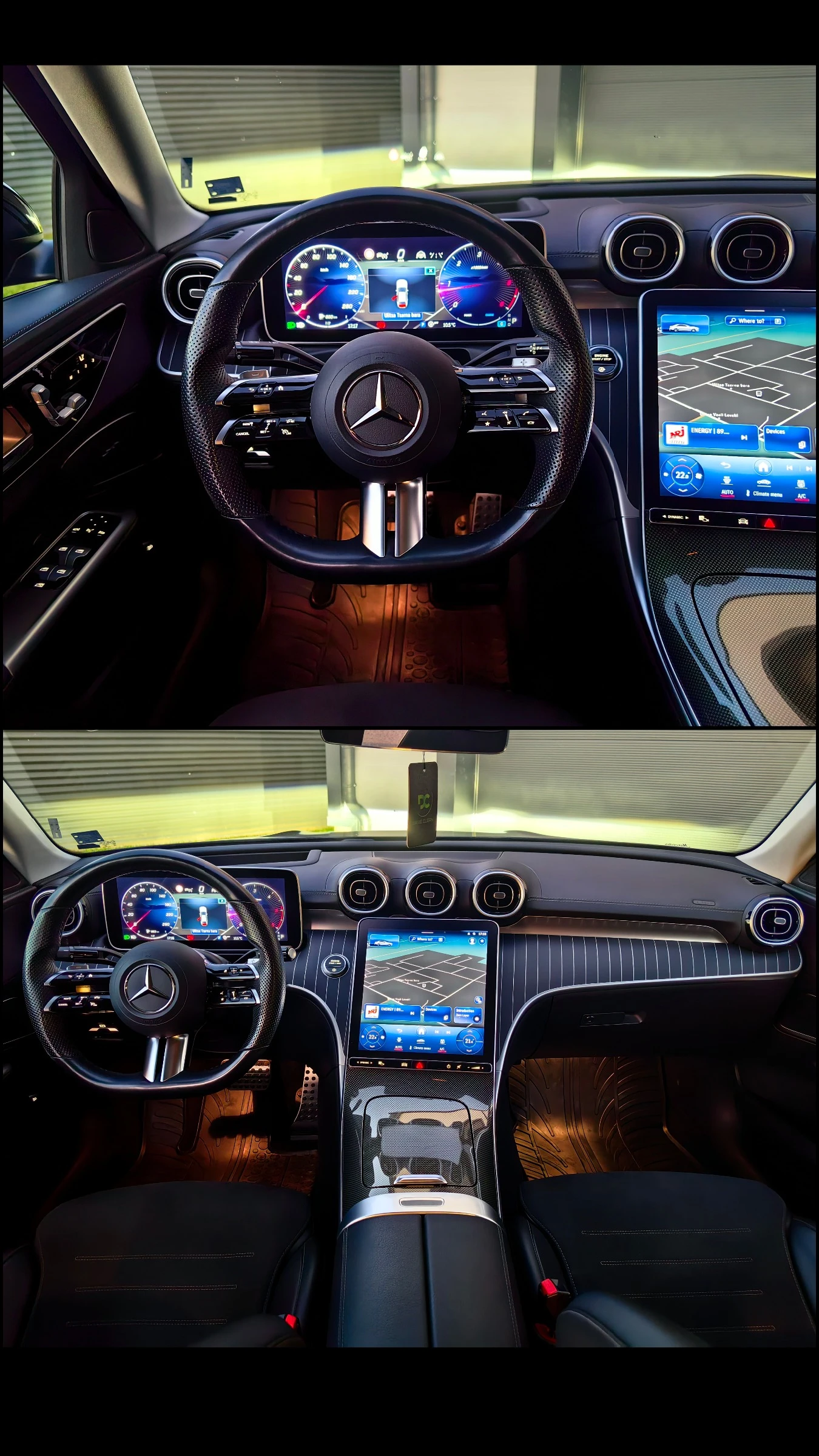 Mercedes-Benz C 300 D AMG 4M HUD Burmester Distronic 360 MULTIBEAM , снимка 9 - Автомобили и джипове - 53758550