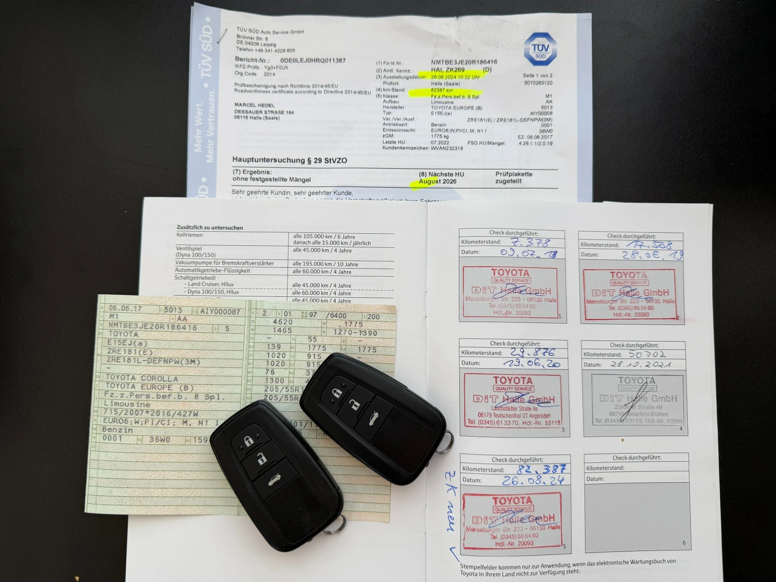 Toyota Corolla 1.6I* СЕРВИЗНА КНИЖКА* ПЪЛНА  ИСТОРИЯ В ТОЙОТА, снимка 17 - Автомобили и джипове - 53745543