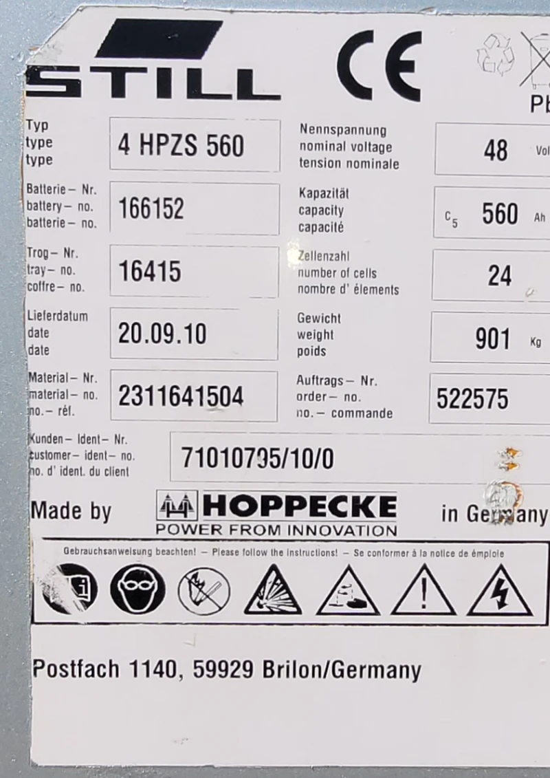 Електрокар Still, снимка 5 - Индустриална техника - 52598503