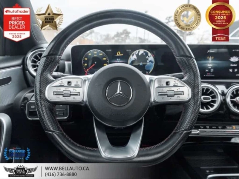 Mercedes-Benz A 220 * A220 | AMG PKG | B.CAM | PANO | LOWKMS | NOACCID, снимка 9 - Автомобили и джипове - 53537375