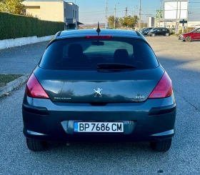 Peugeot 308 1.6HDI* 90кс* КЛИМАТРОНИК* ОБСЛУЖЕНО* , снимка 5