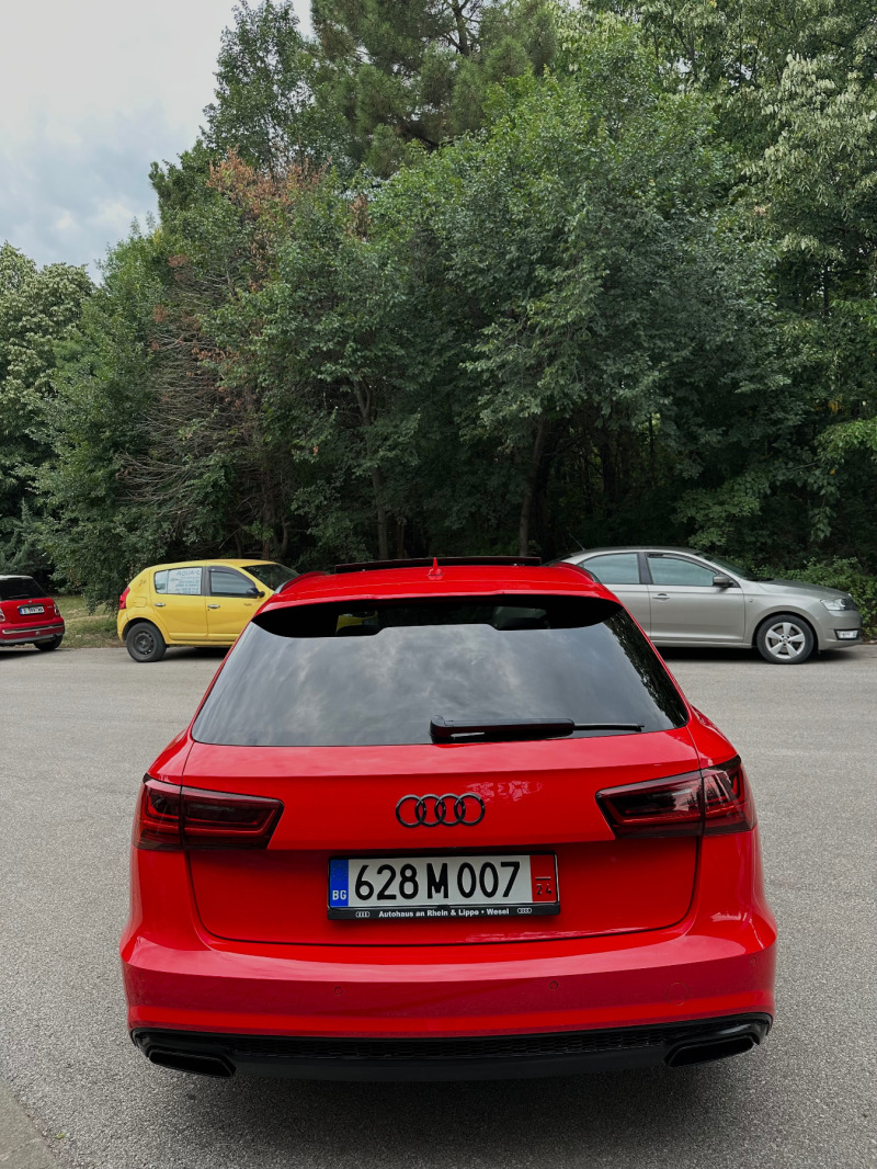 Audi A6 KEYLESS/3x-SlineMATRIX/PANORAMA/Червена перла/BOSE, снимка 5 - Автомобили и джипове - 46475696