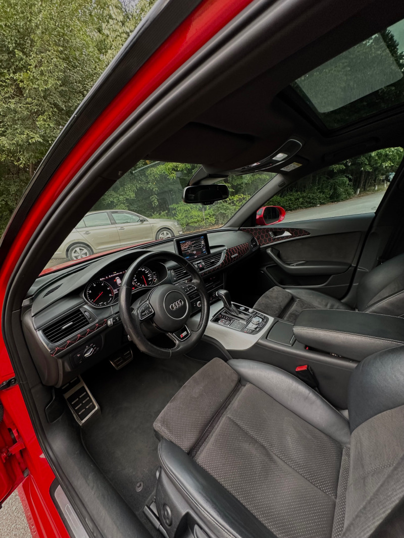 Audi A6 KEYLESS/3x-SlineMATRIX/PANORAMA/Червена перла/BOSE, снимка 15 - Автомобили и джипове - 46475696