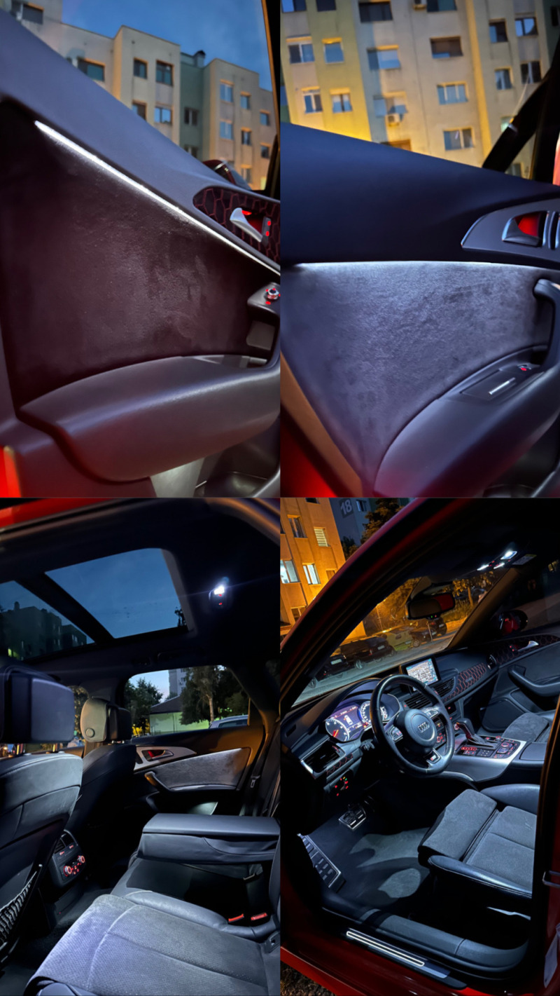 Audi A6 KEYLESS/3x-SlineMATRIX/PANORAMA/Червена перла/BOSE, снимка 16 - Автомобили и джипове - 46475696