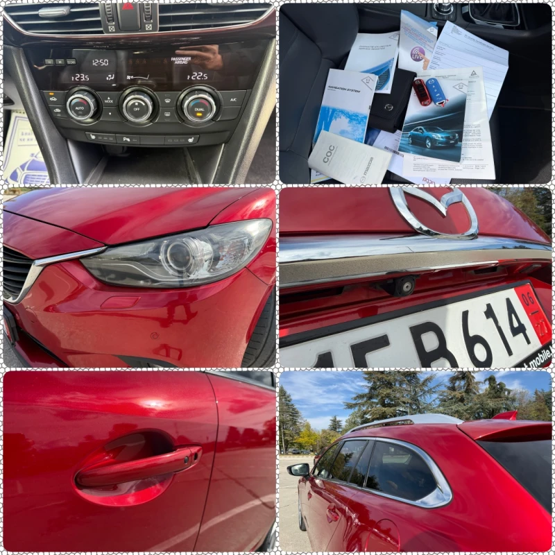 Mazda 6 2.2/Bose/Memory/Key-Less/Navi/Camera/Подгрев/Top/, снимка 16 - Автомобили и джипове - 52132533