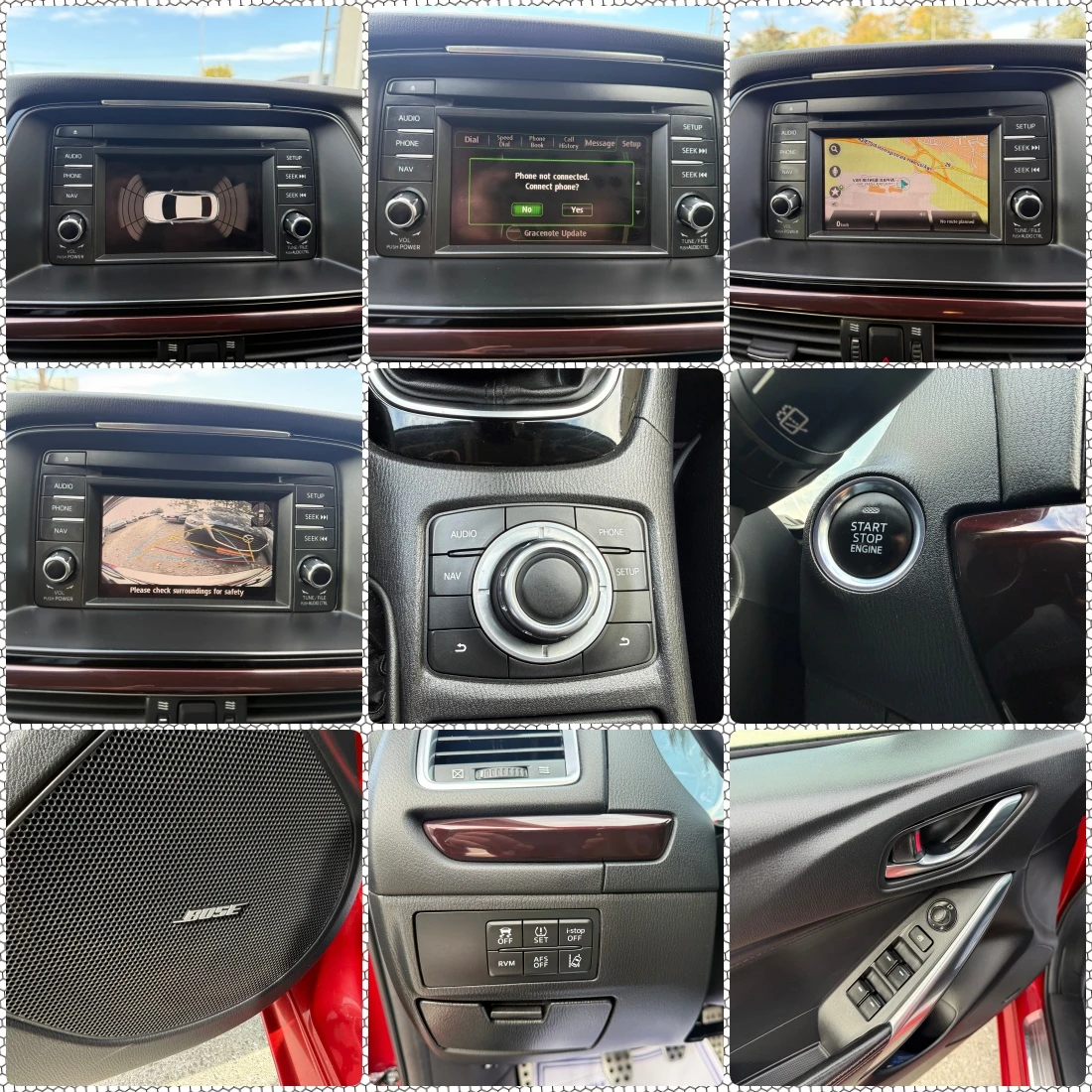 Mazda 6 2.2/Bose/Memory/Key-Less/Navi/Camera//Top/ | Mobile.bg   15