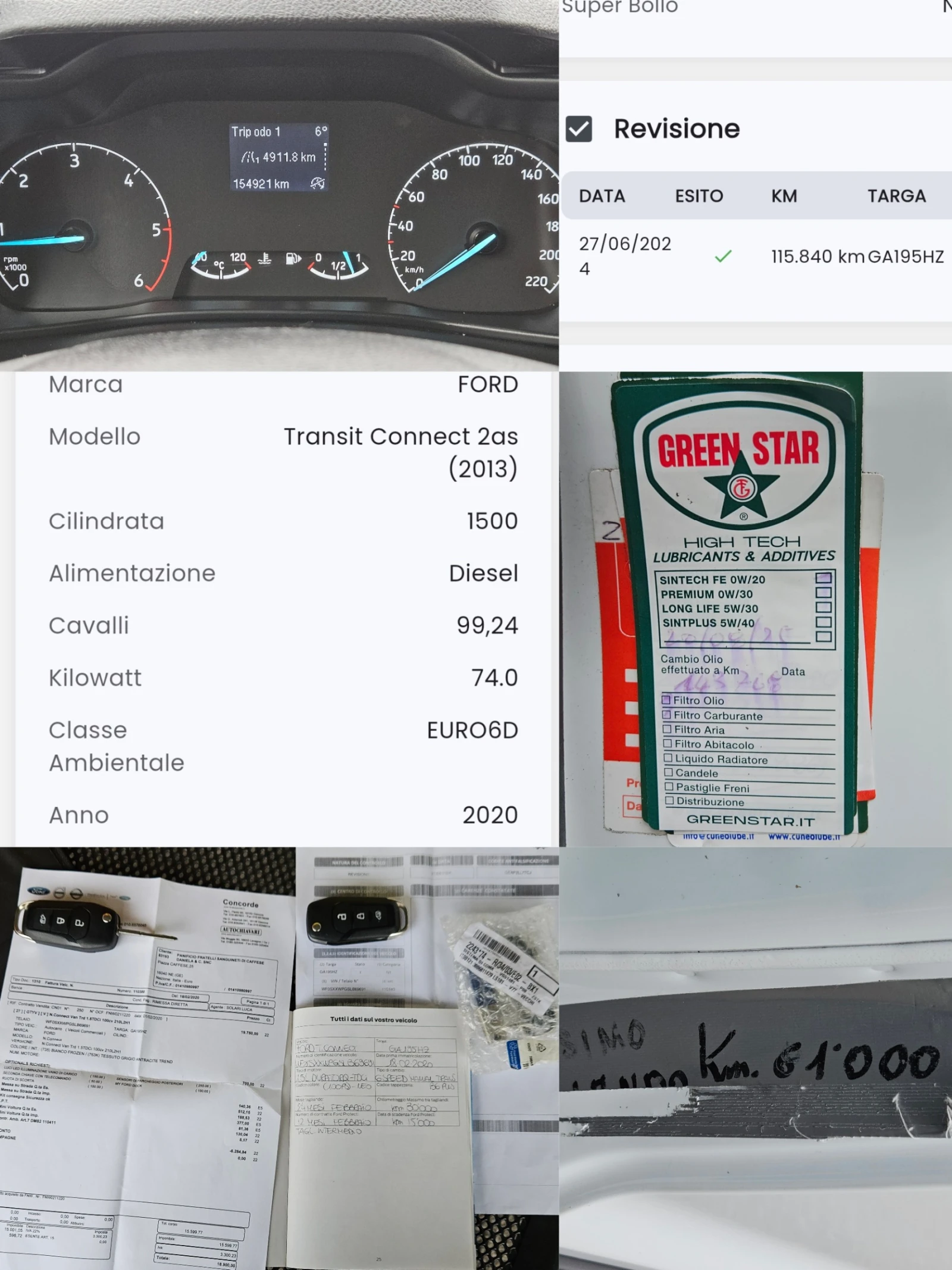 Ford Tourneo Connect 1.5TDCI/154921��./100k.c/6��/������/EURO 6D/��� | Mobile.bg � ����������� 12