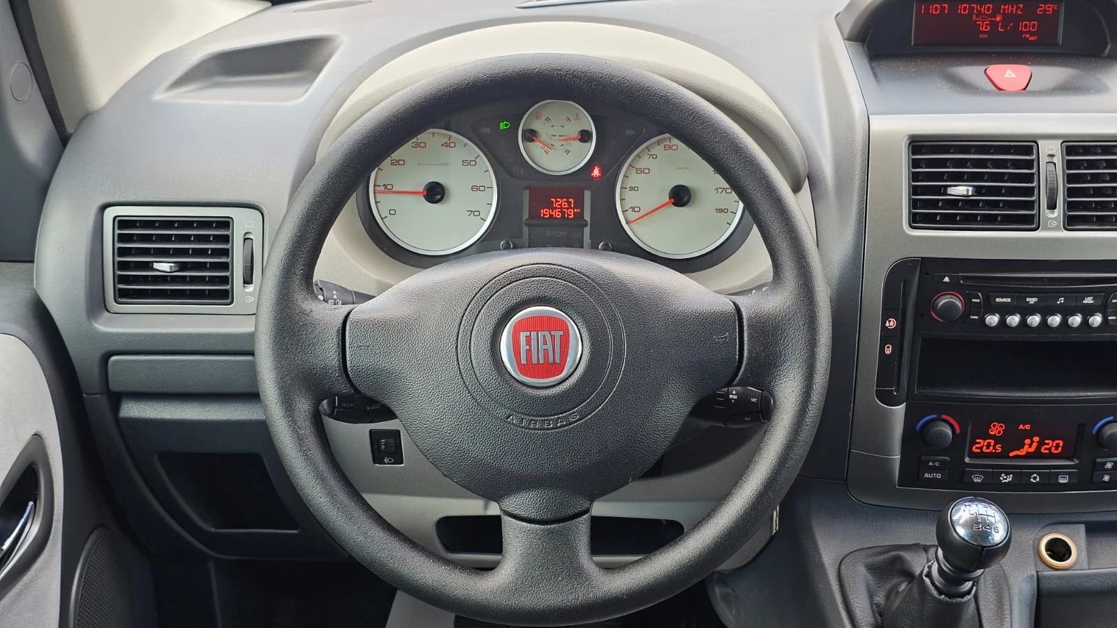 Fiat Scudo 2.0D 6SP CH MAXI-8 МЕСТА-ИСТОРИЯ-ЛИЗИНГ, снимка 10 - Бусове и автобуси - 55298367