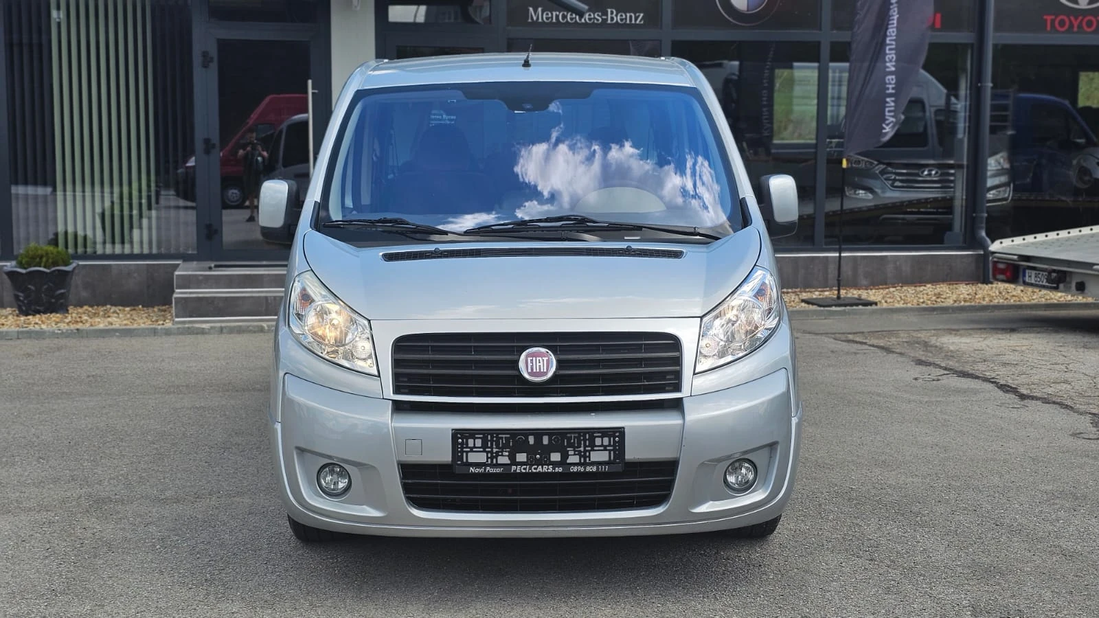 Fiat Scudo 2.0D 6SP CH MAXI-8 МЕСТА-ИСТОРИЯ-ЛИЗИНГ, снимка 2 - Бусове и автобуси - 55298367