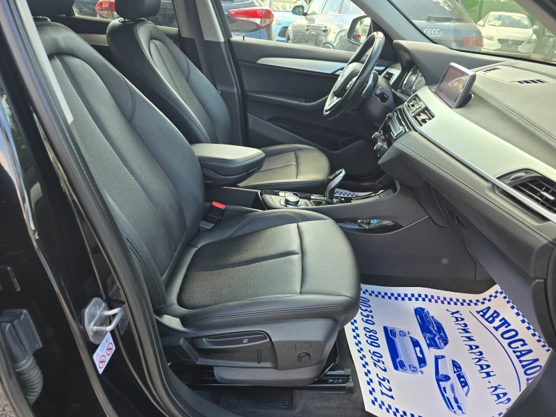 BMW X1 2.0D-150 K.C--ЕВРО 6С--АВТОМАТИК-КОЖА-НАВИГАЦИЯ, снимка 9 - Автомобили и джипове - 50987430