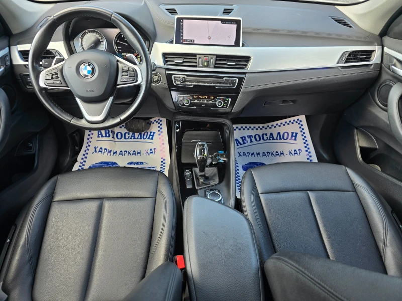 BMW X1 2.0D-150 K.C--ЕВРО 6С--АВТОМАТИК-КОЖА-НАВИГАЦИЯ, снимка 10 - Автомобили и джипове - 50987430