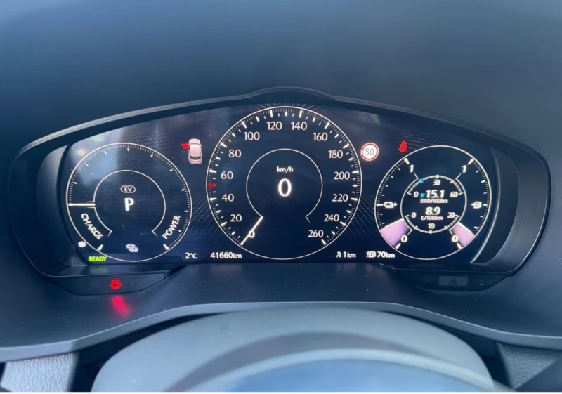 Mazda CX-60 HOMURA/328HP/PANO/HUD/NAVI/360/LED/AMBI/KLESS/292g, снимка 9 - Автомобили и джипове - 51659153