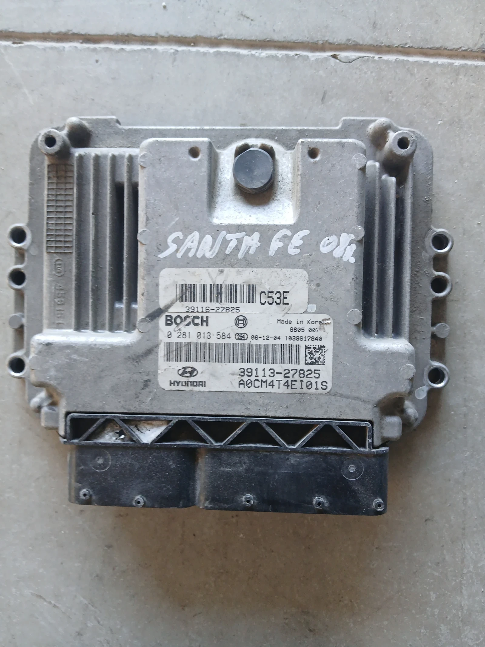 39113-27825 Компютър Hundai Santa Fe 2008г