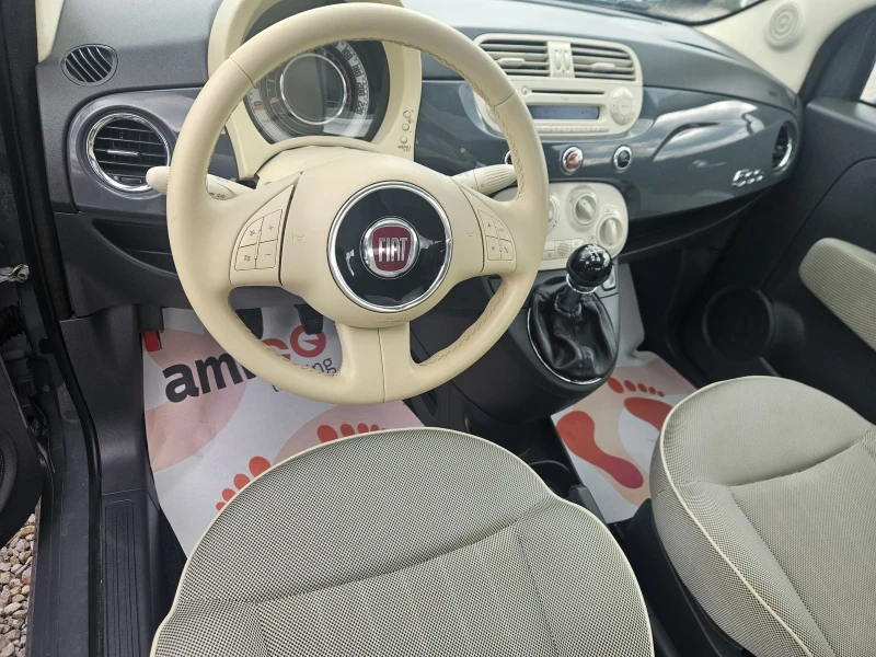 Fiat 500 1.2i EVRO 5B PANORAMA, снимка 12 - Автомобили и джипове - 49842052