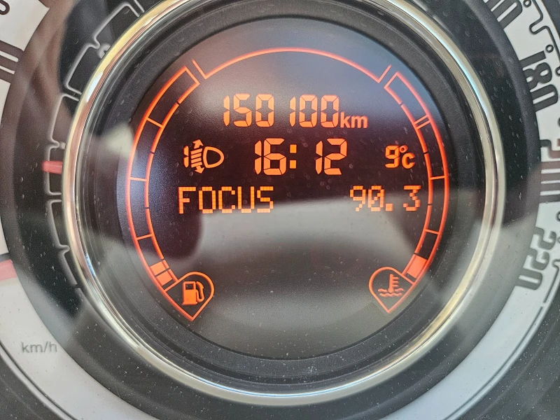 Fiat 500 1.2i EVRO 5B PANORAMA, снимка 9 - Автомобили и джипове - 49842052