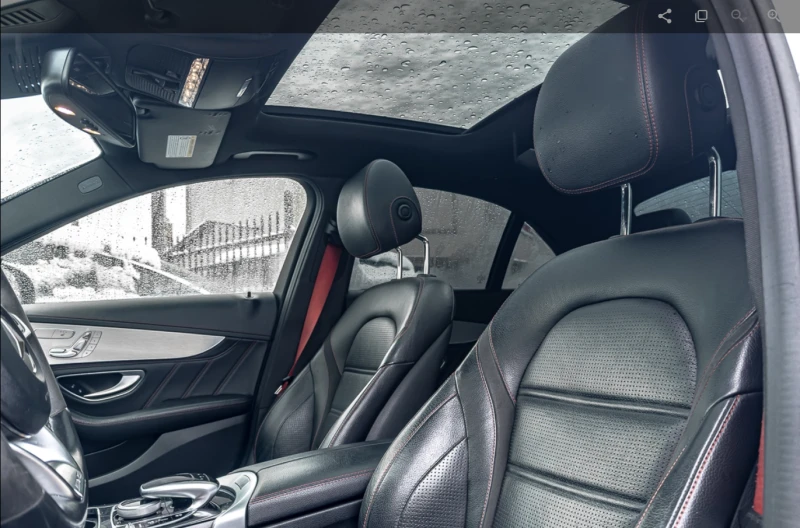 Mercedes-Benz C 43 AMG BSM | NAVI | BURMESTER | RED SEATBELT | КРАЙНА ЦЕН, снимка 11 - Автомобили и джипове - 52749292