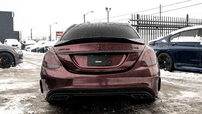 Mercedes-Benz C 43 AMG BSM | NAVI | BURMESTER | RED SEATBELT | КРАЙНА ЦЕН, снимка 3 - Автомобили и джипове - 52749292