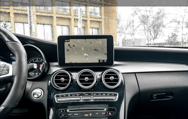 Mercedes-Benz C 43 AMG BSM | NAVI | BURMESTER | RED SEATBELT | КРАЙНА ЦЕН, снимка 5 - Автомобили и джипове - 52749292