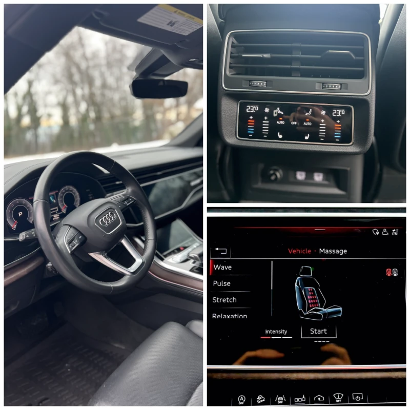 Audi Q8 Technik S-Line FULL /MATRIX / 3D B&O / Black Optic, снимка 9 - Автомобили и джипове - 48498235