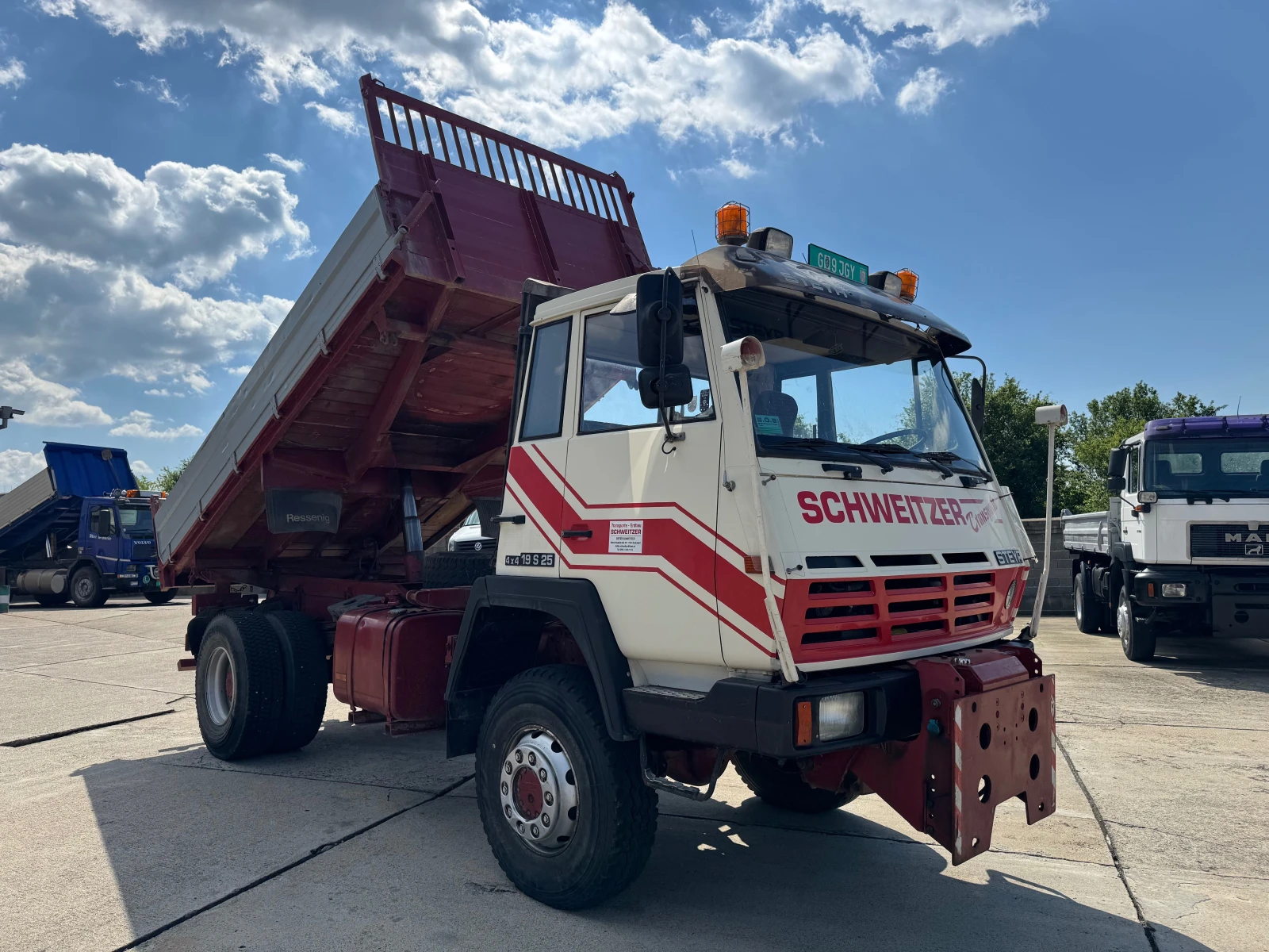 Steyr 19 19s24 , 4x4 , тристранен самосвал  - изображение 6