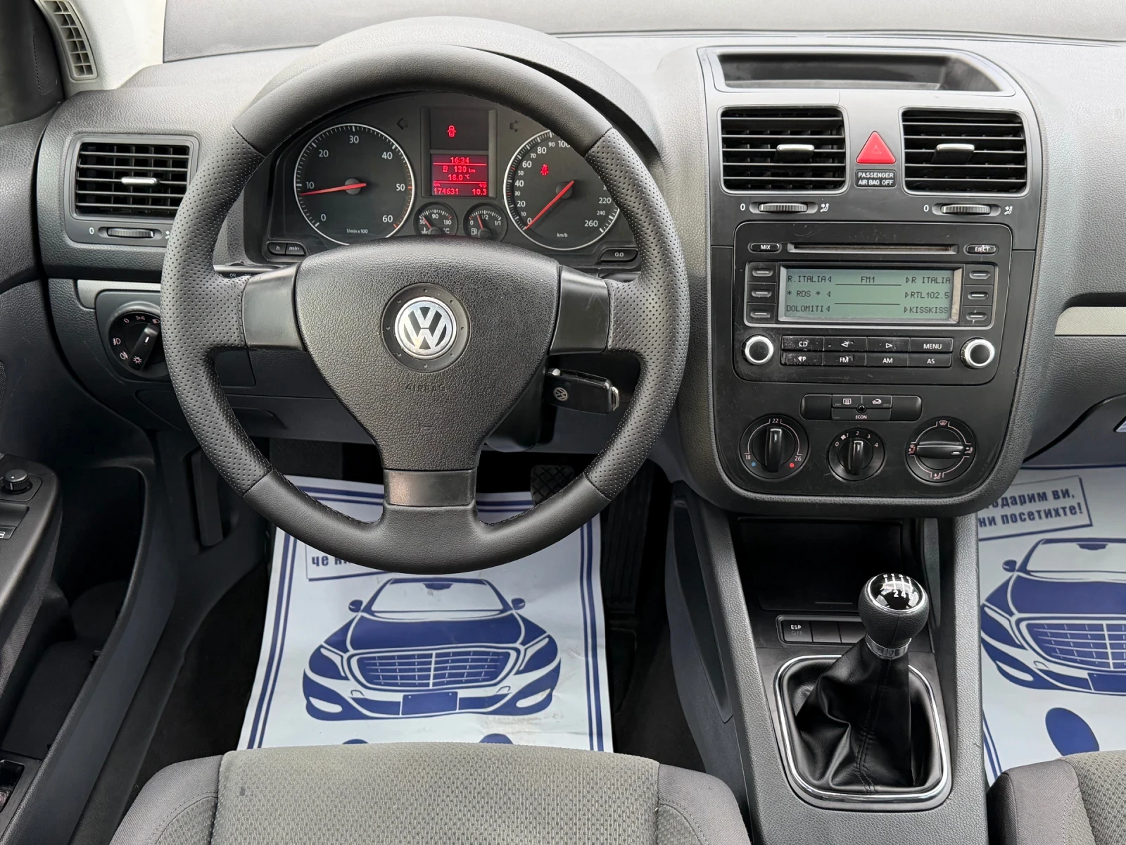 VW Golf 1.9TDi 105кс 6ск. * Климатик* * Италия* , снимка 10 - Автомобили и джипове - 53987311