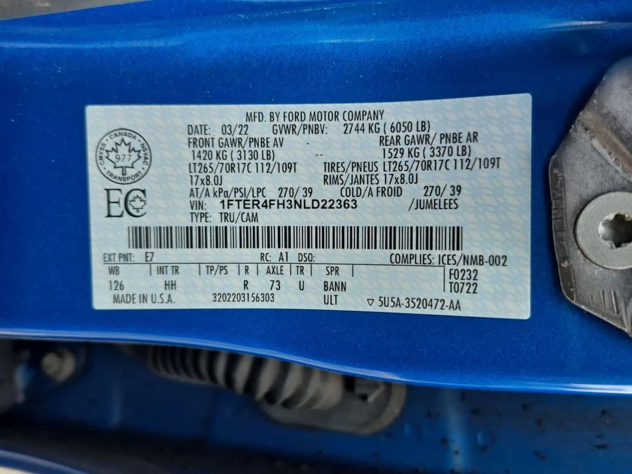 Ford Ranger LARIAT CREW /Алкантара/Подгрев/2 Ключа, снимка 15 - Автомобили и джипове - 54122692