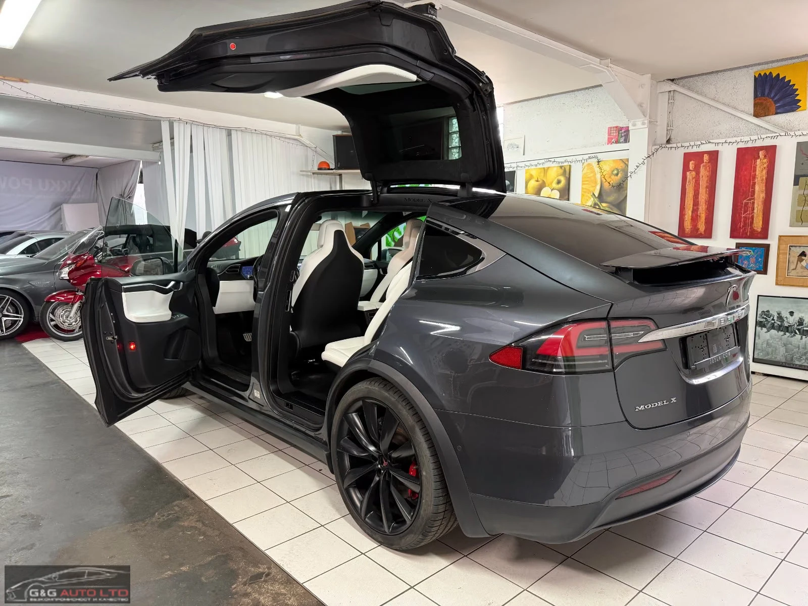 Tesla Model X DUAL/P100D/772HP/PERFORMANCE/7S/PANO/360/AHK/726q | Mobile.bg � ����������� 7