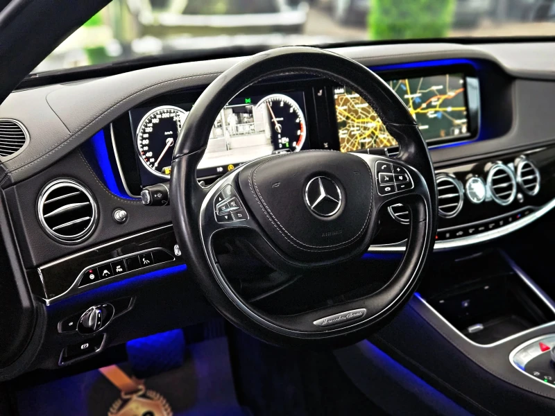 Mercedes-Benz S 350 AMG/4MAT/DISTR/NIGHT/CAMERA/ПОДГРЕВ/AMBI/МАСАЖ/LIZ, снимка 10 - Автомобили и джипове - 52473015