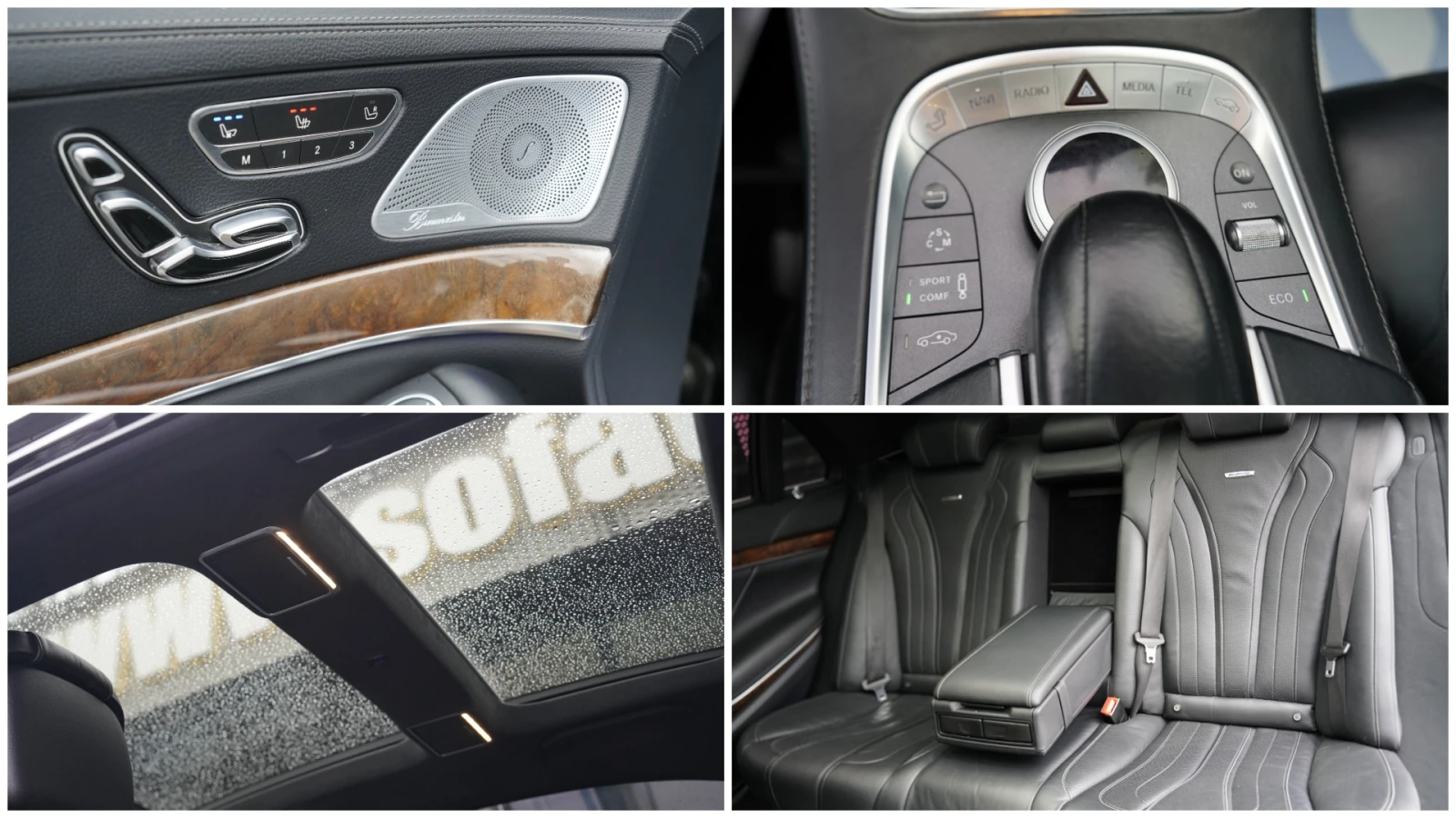 Mercedes-Benz S 63 AMG Long 4Matic, снимка 12 - Автомобили и джипове - 53731579