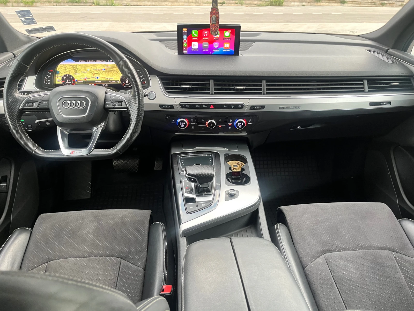 Audi Q7 3.0 TDI / S-Line/ Дигитал /От България  - изображение 9