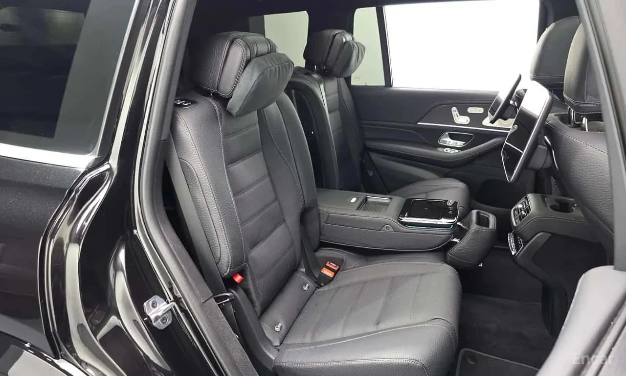 Mercedes-Benz GLS 450 d 4MATIC * ТЕЛЕВИЗОРИ * ХЕДЪП * ДИСТРОНИК, снимка 12 - Автомобили и джипове - 55569603