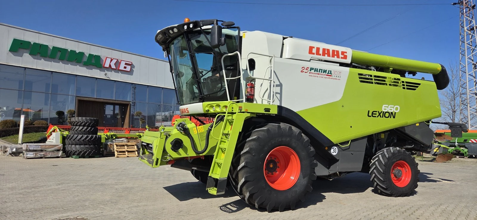 Комбайн Claas Lexion 660