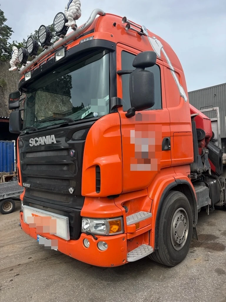 Scania R 620 8x4 + Palfinger 44002 JIB Winch