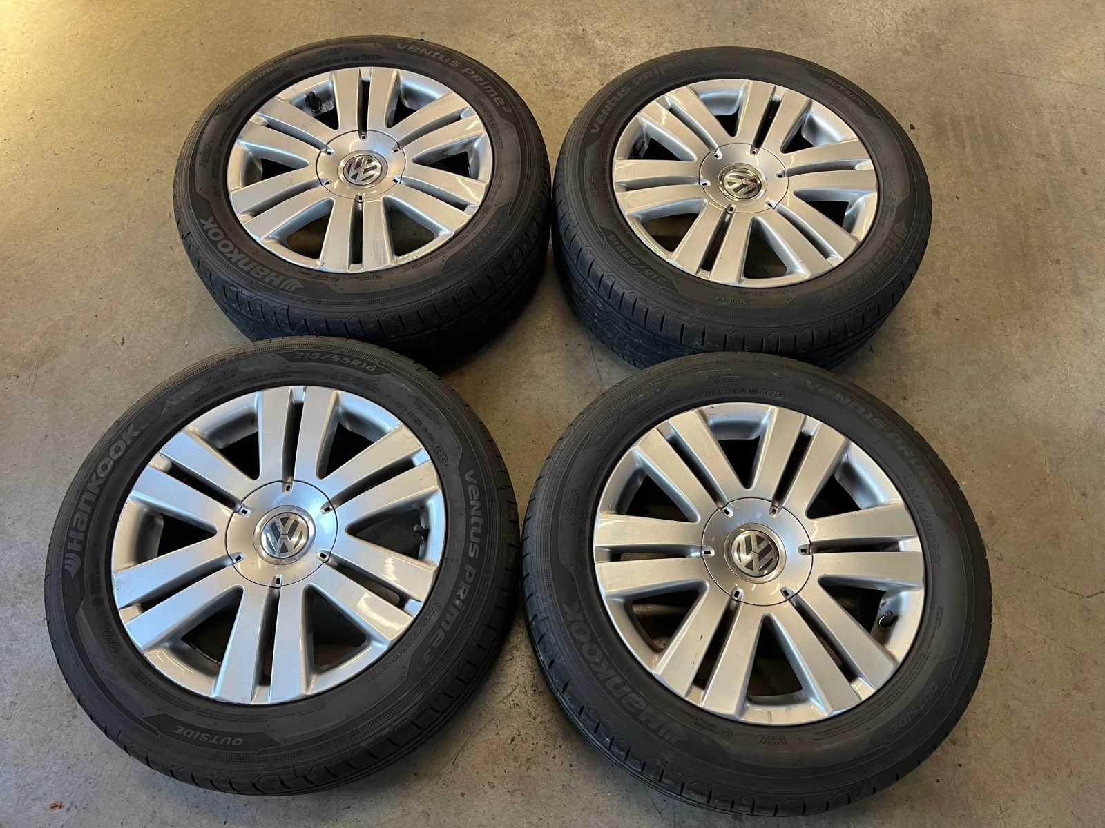Гуми с джанти Hankook 215/55R16, снимка 3 - Гуми и джанти - 54401130