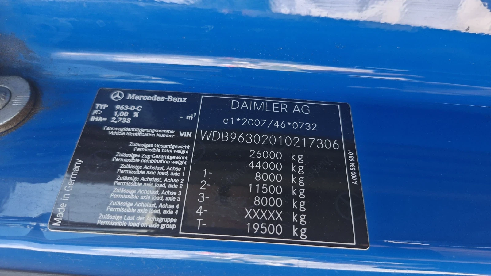 Mercedes-Benz Actros 25 51 EURO 6 6X2 - изображение 4