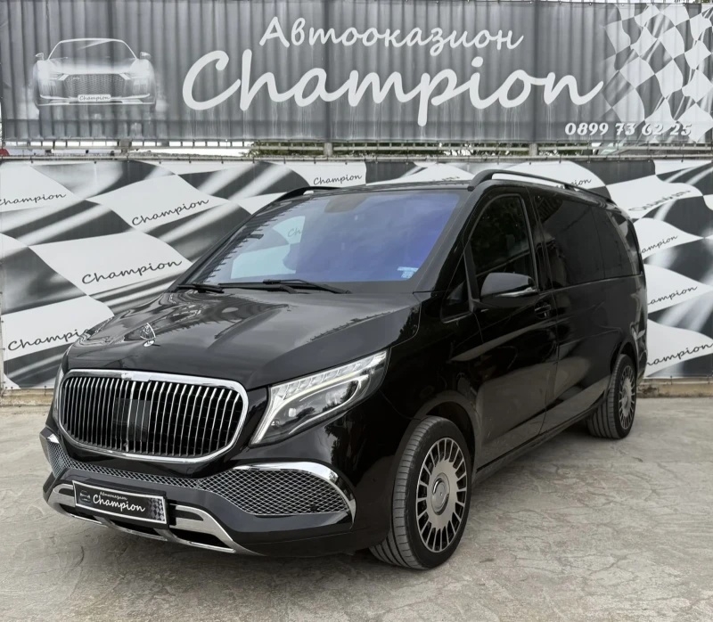 Mercedes-Benz V 300 2.2 dizel Long/MAYBACH пакет/Алкантар/Нави/7+ 1, снимка 2 - Автомобили и джипове - 52852627