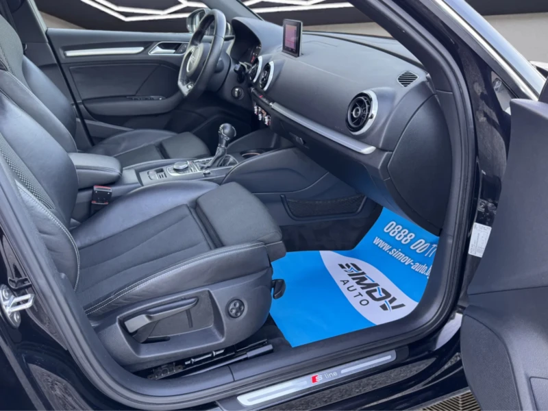 Audi A3 S-LINE+ 2.0TDi 150КС. АВТОМАТИК НАВИГАЦИЯ КОЖА, снимка 13 - Автомобили и джипове - 52774868