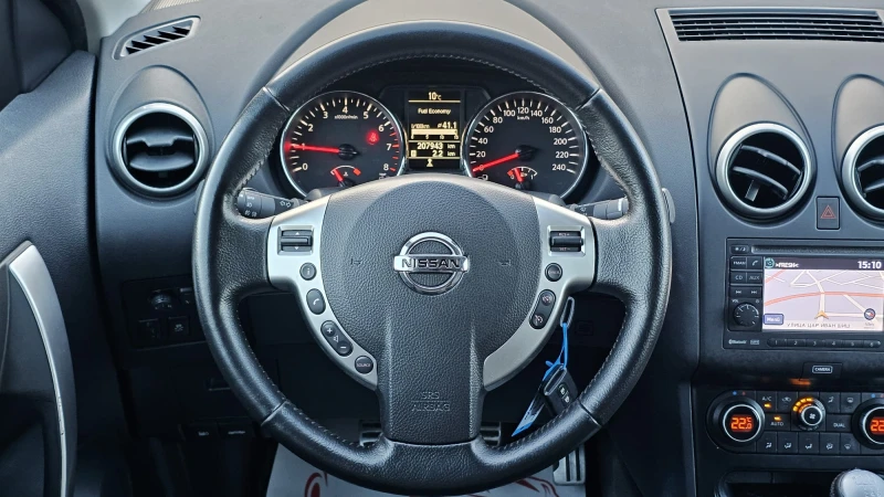 Nissan Qashqai 2.0i 4х4 6SP Facelift CH-ИСТОРИЯ-КАМЕРА 360-ЛИЗИНГ, снимка 11 - Автомобили и джипове - 53072370