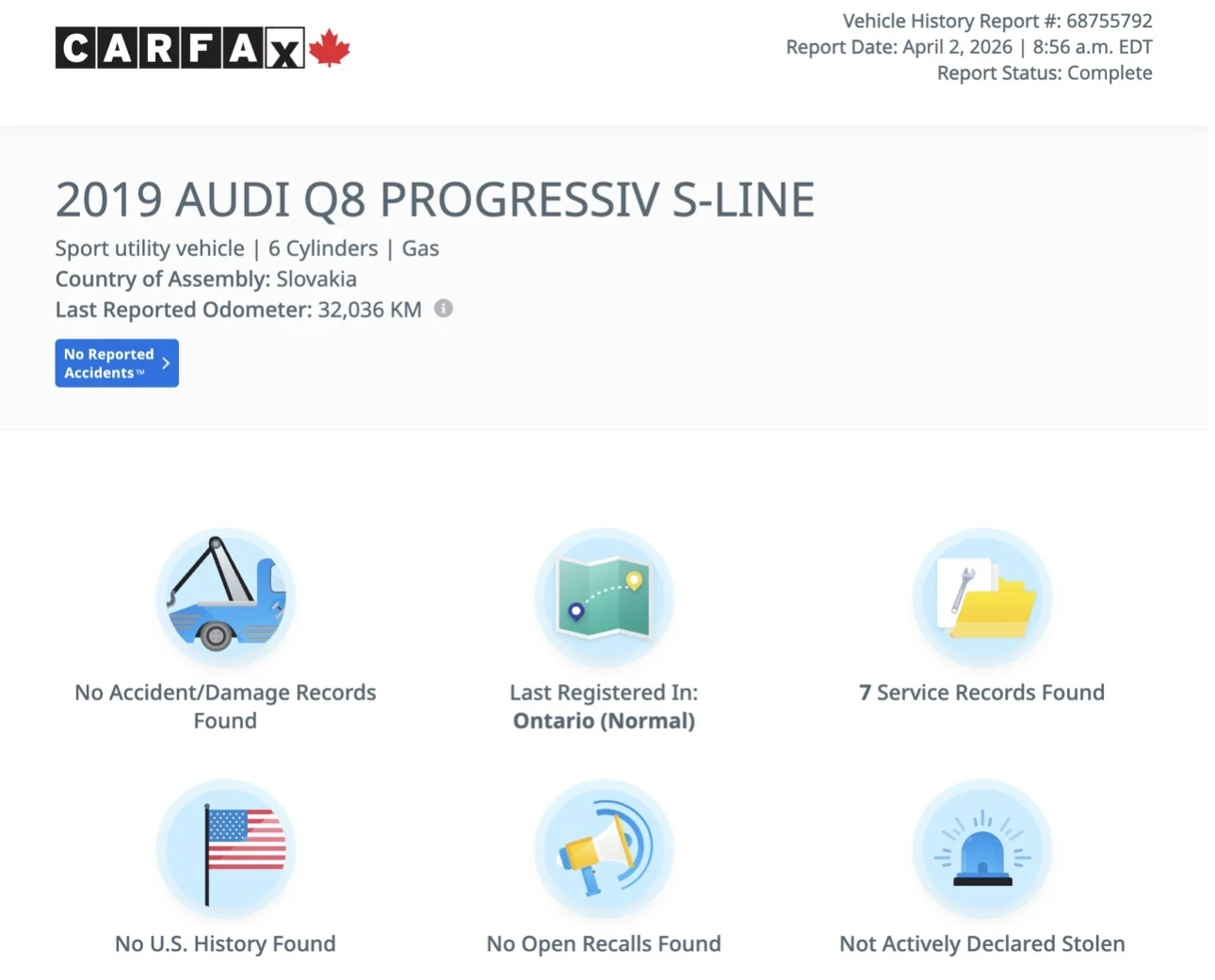 Audi Q8 55 TFSI | CARFAX НАЛИЧЕН | 2019 | 96 933 км, снимка 16 - Автомобили и джипове - 56183393