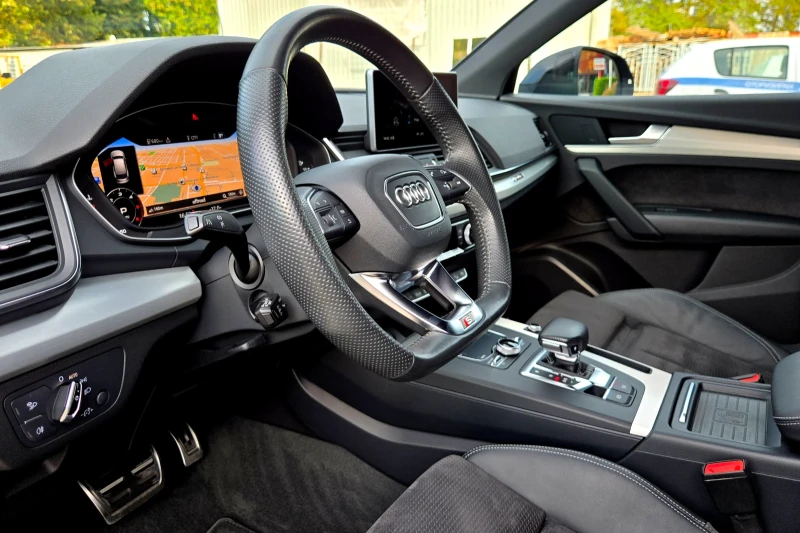 Audi Q5 S-line+ /4х4/KEYLESS /DISTRONIC /VITRUAL/ЛИЗИНГ, снимка 11 - Автомобили и джипове - 47721896