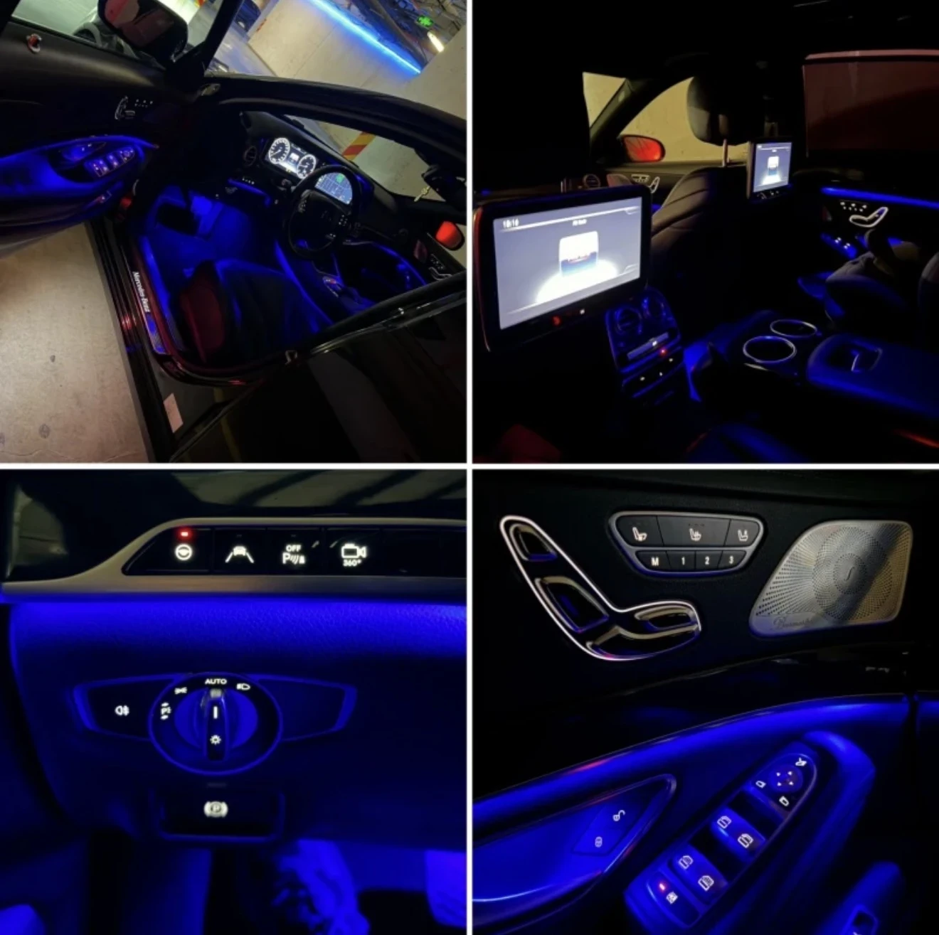 Mercedes-Benz S 350 LONG/PANORAMA/AMG/FACE/BURM/3xTV/360/NIGHT VISION, снимка 10 - Автомобили и джипове - 53879114