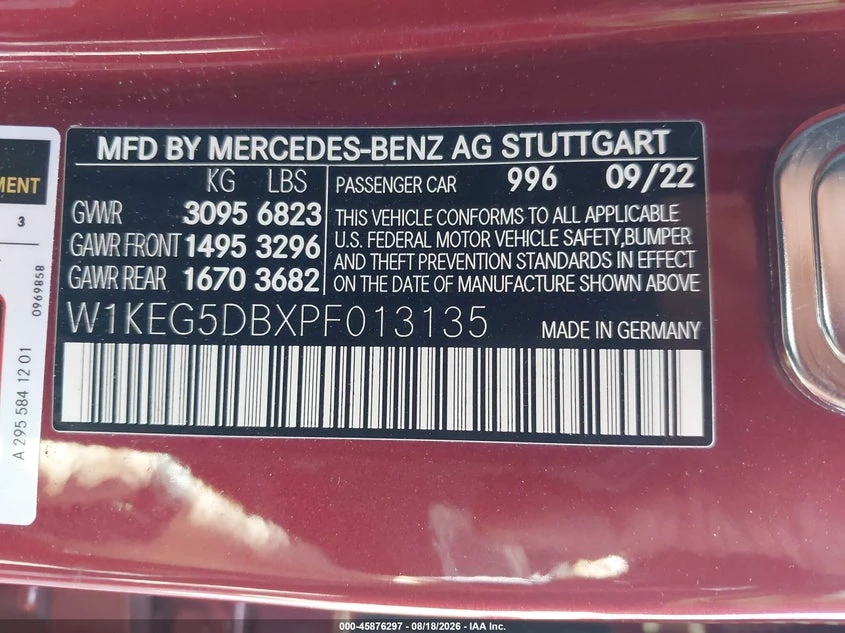 Mercedes-Benz EQE AMG 4MATIC+ Sedan, снимка 9 - Автомобили и джипове - 56217978