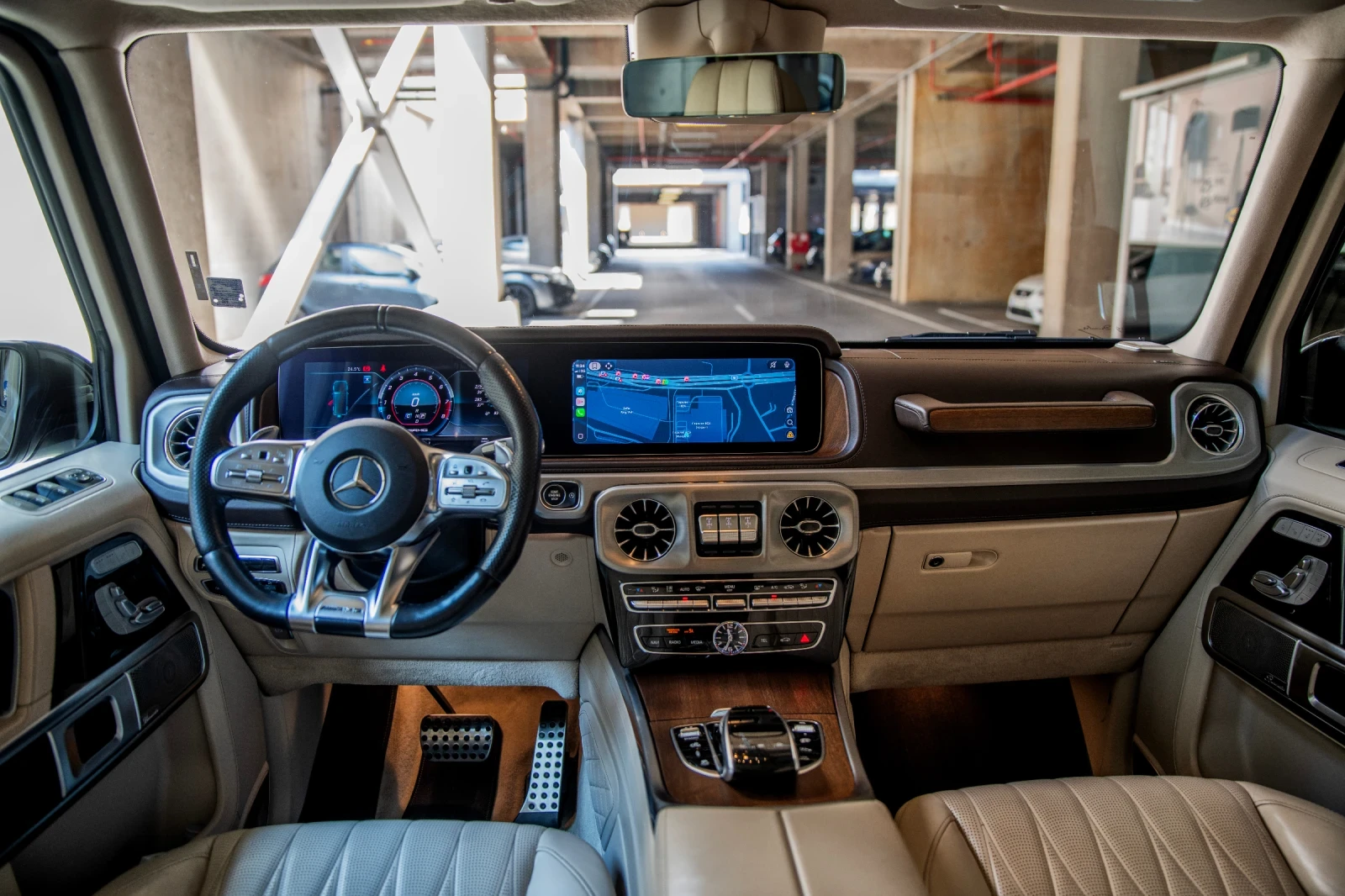 Mercedes-Benz G 63 AMG MANUFACTUR/OLIVE MAGNO 2, снимка 11 - Автомобили и джипове - 55940590