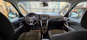 Opel Zafira 1.6i turbo 150к.с.7места, Каско, ТОП., снимка 16