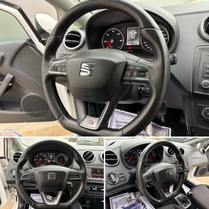 Seat Ibiza 1.4 TDI* 90кс* FR Line* Камера* EURO6B* , снимка 13 - Автомобили и джипове - 53226107