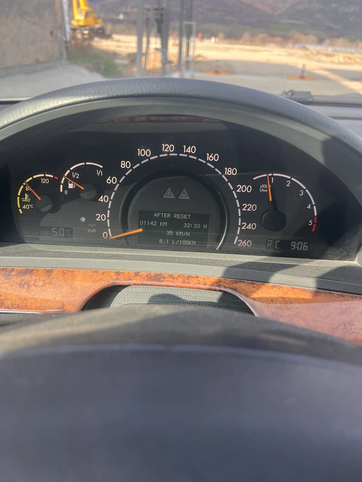 Mercedes-Benz S 320 Колата е на реални километри и няма забележка, снимка 7 - Автомобили и джипове - 53763124