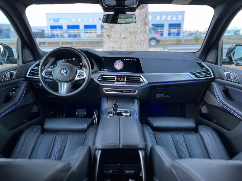 BMW X5 M50D=XDRIVE=M-PERFORMANCE=INDIVIDUAL=HUD=DISTRONIC, снимка 10 - Автомобили и джипове - 43586519