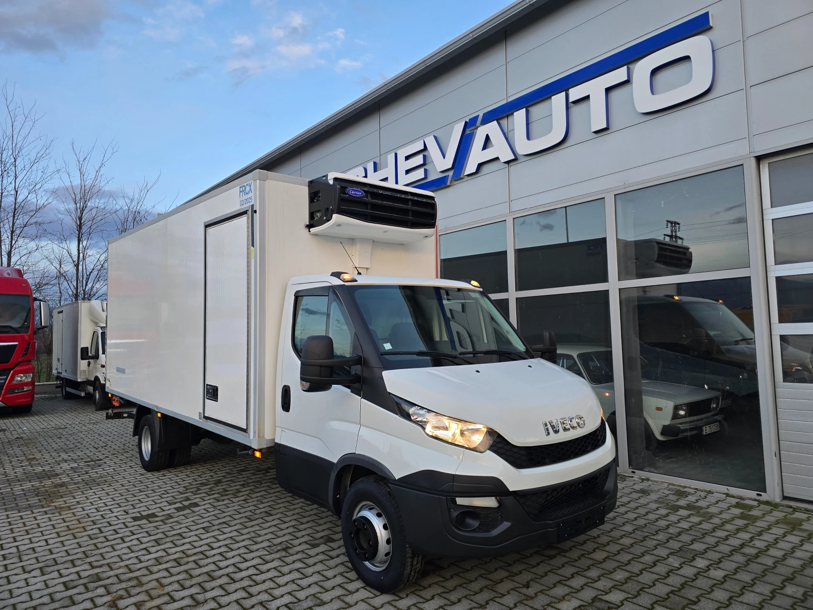 Iveco Daily 70C17* Хладилен* XARIOS 600* + Ток* Падащ борд!!, снимка 1
