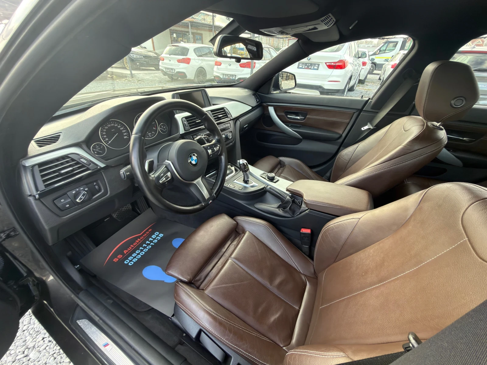 BMW 420 Уникален Цвят Кафяв М-sport Automat , снимка 8 - Автомобили и джипове - 53881775