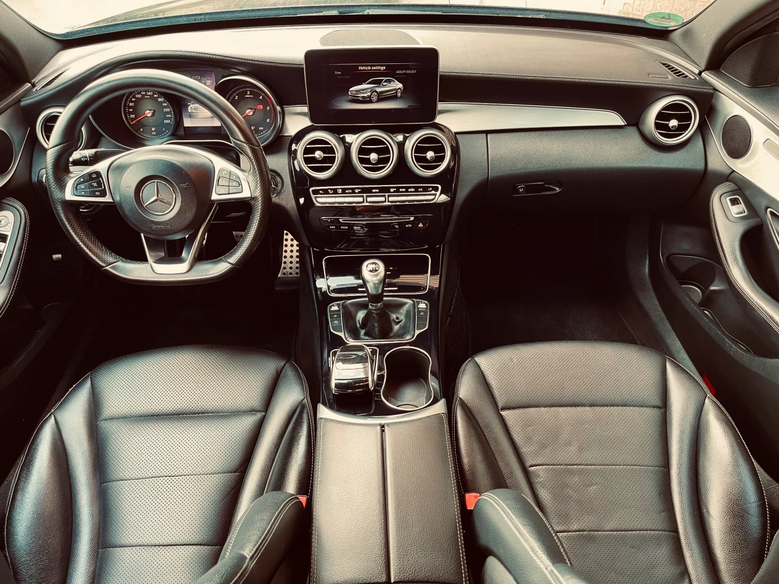 Mercedes-Benz C 220 AMG LINE. LED. , снимка 11 - Автомобили и джипове - 56012190